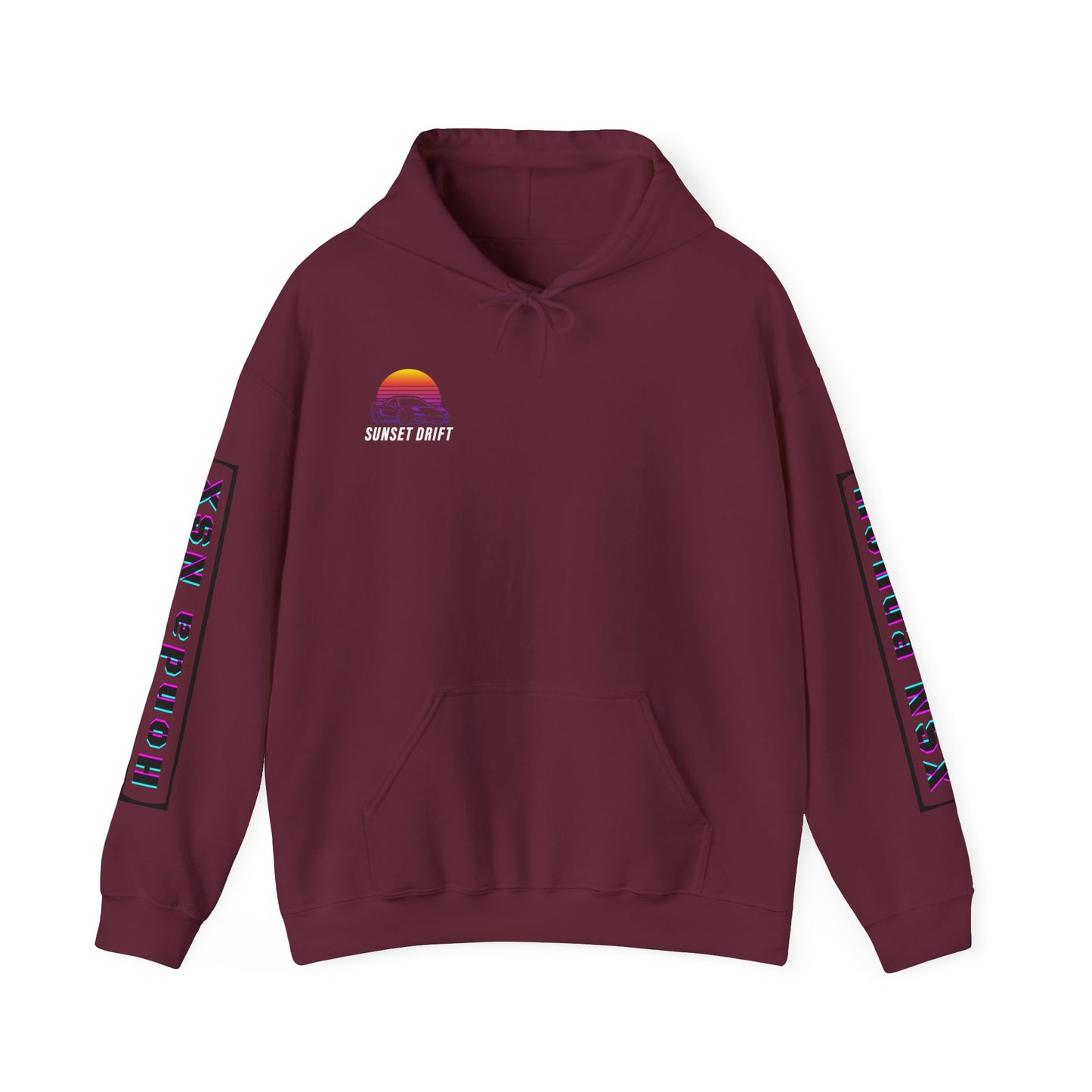 Honda NSX Hoodie - Bright Vibrant Colors, Car Enthusiast Sweatshirt, Unisex Jumper, Vehicle Lover Gift, Automotive Apparel