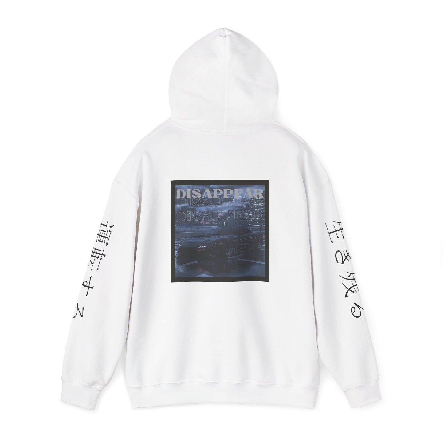 Dark Mazda RX7 Hoodie, Car Enthusiast Gift, Unisex Hooded Sweatshirt, Automotive Apparel, JDM Clothing