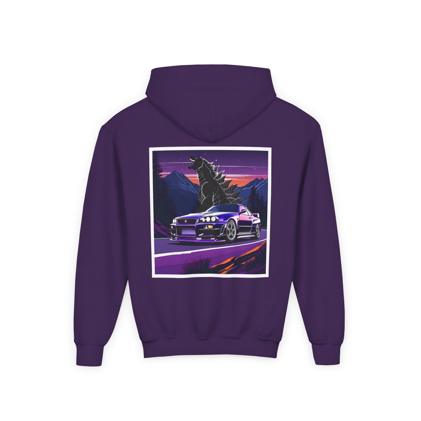 Sunset Drift Youth Godzilla GTR Hoodie