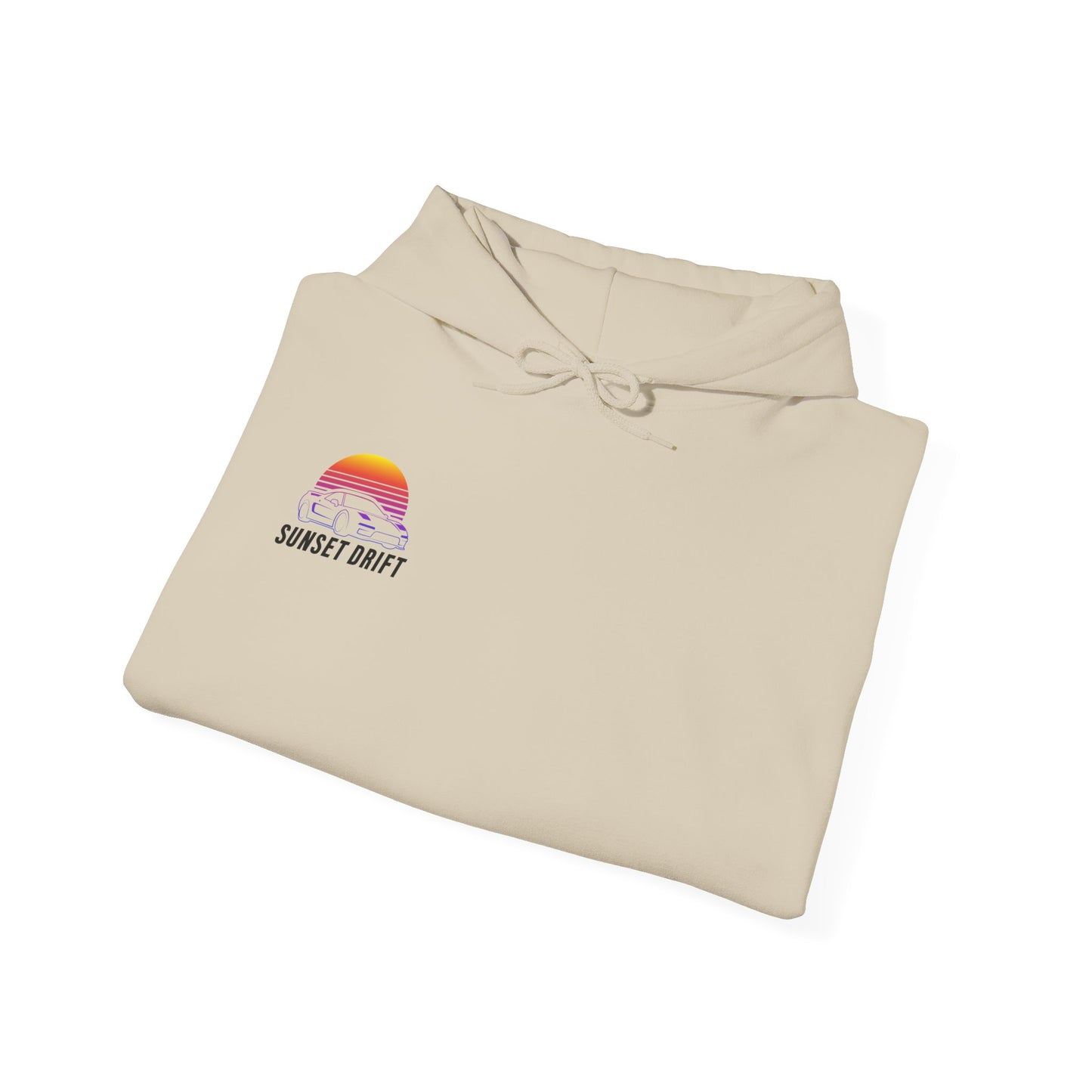 Monotone Canyon Road Car Enthusiast Hoodie Sweatshirt, Pullover Sweater Gift for Drivers, Scenic Highway Apparel, Desert Landscape Jumper,