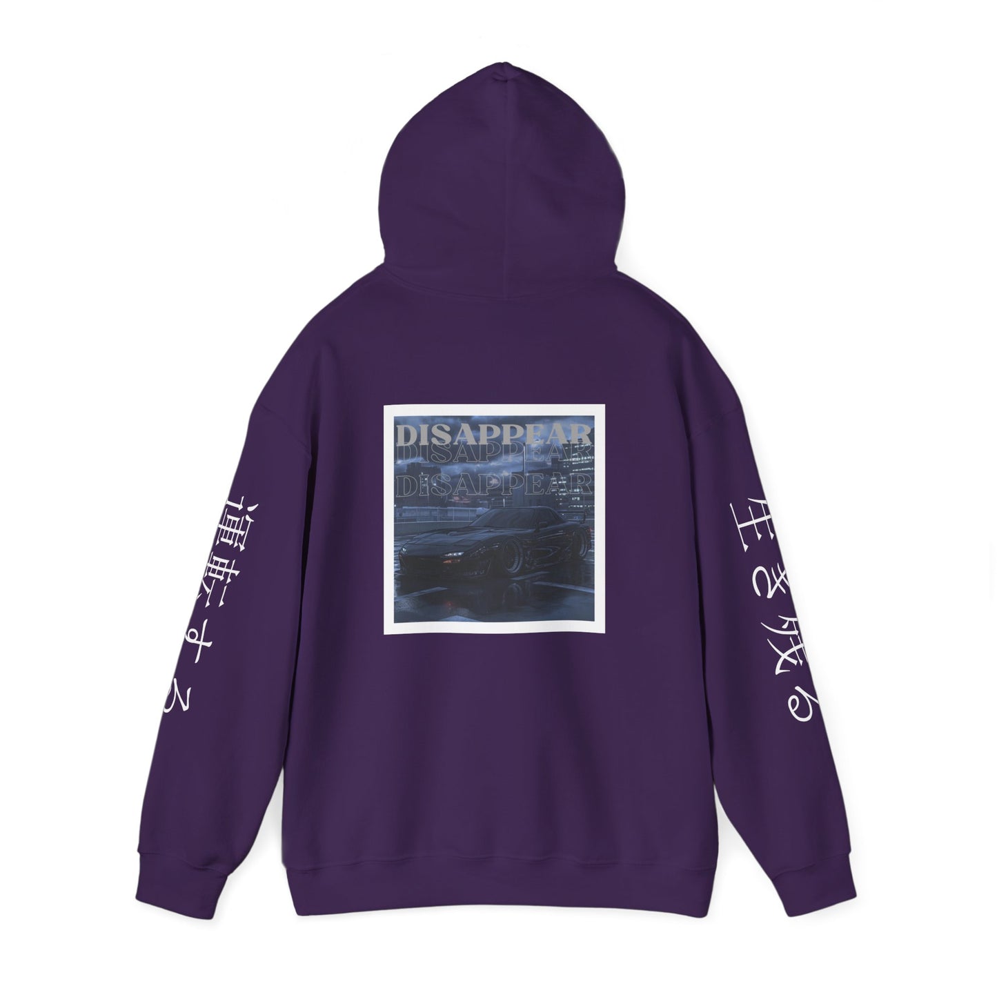 Dark Mazda RX7 Hoodie, Car Enthusiast Gift, Unisex Hooded Sweatshirt, Automotive Apparel, JDM Clothing