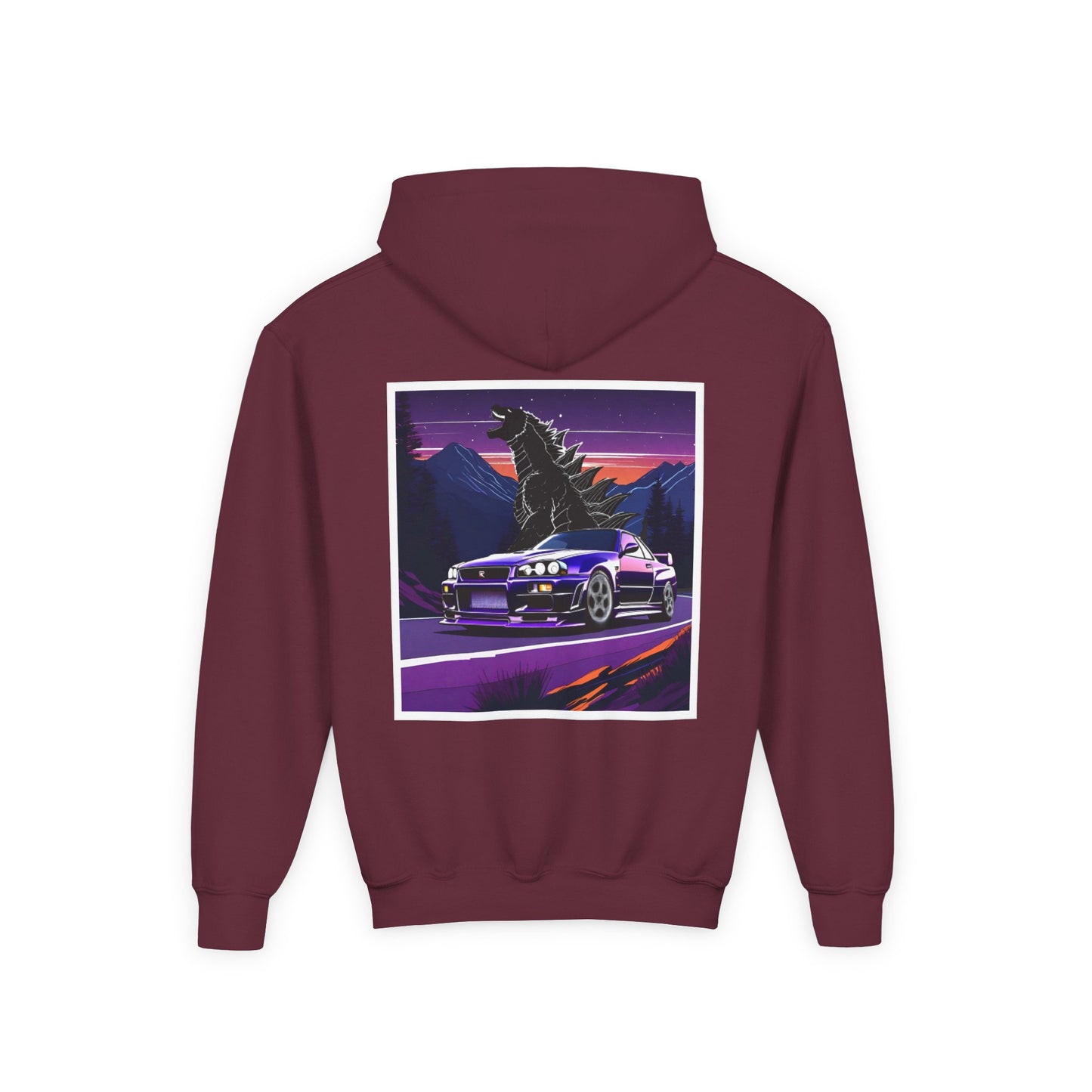 Sunset Drift Youth Godzilla GTR Hoodie