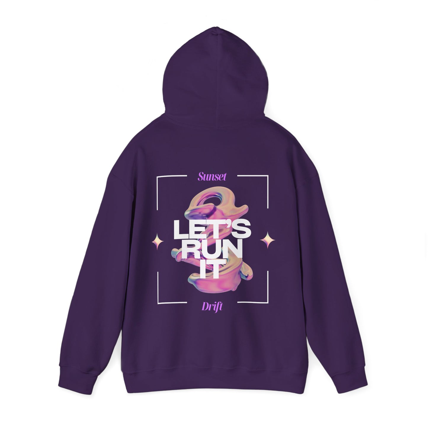 Sunset Drift Lets Run It Hoodie