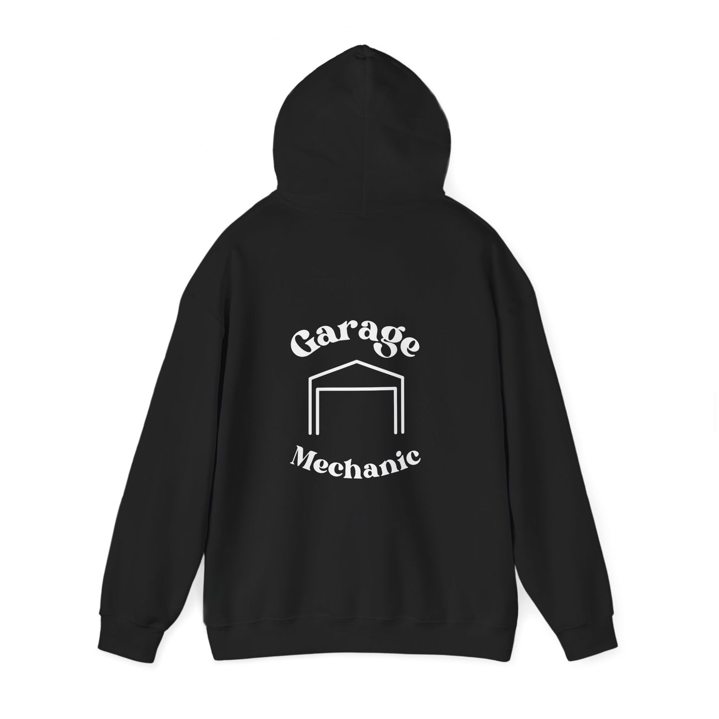 Sunset Drift Garage Mechanic Hoodie