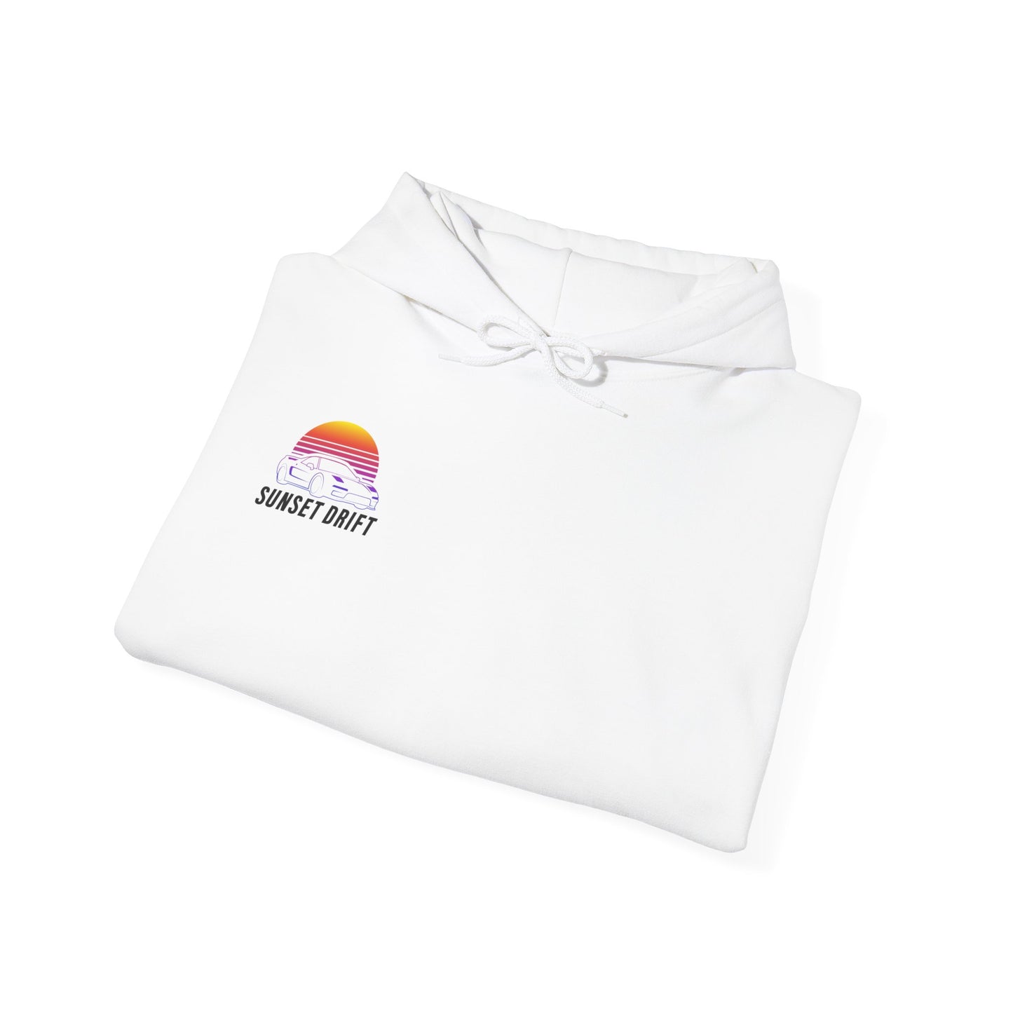 Sunset Drift Gradient Waves Hoodie