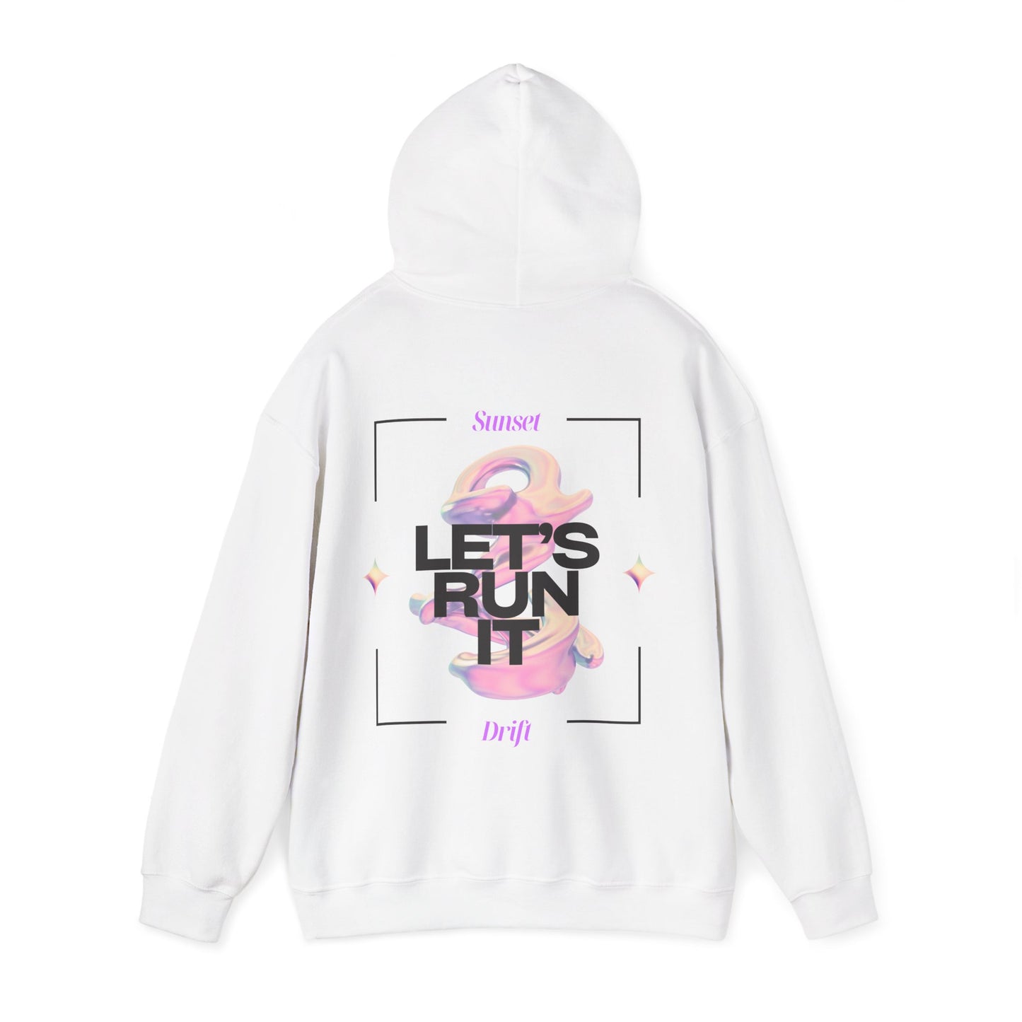 Sunset Drift Lets Run It Hoodie