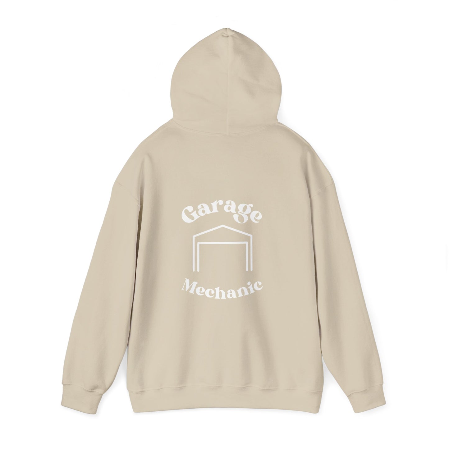 Sunset Drift Garage Mechanic Hoodie