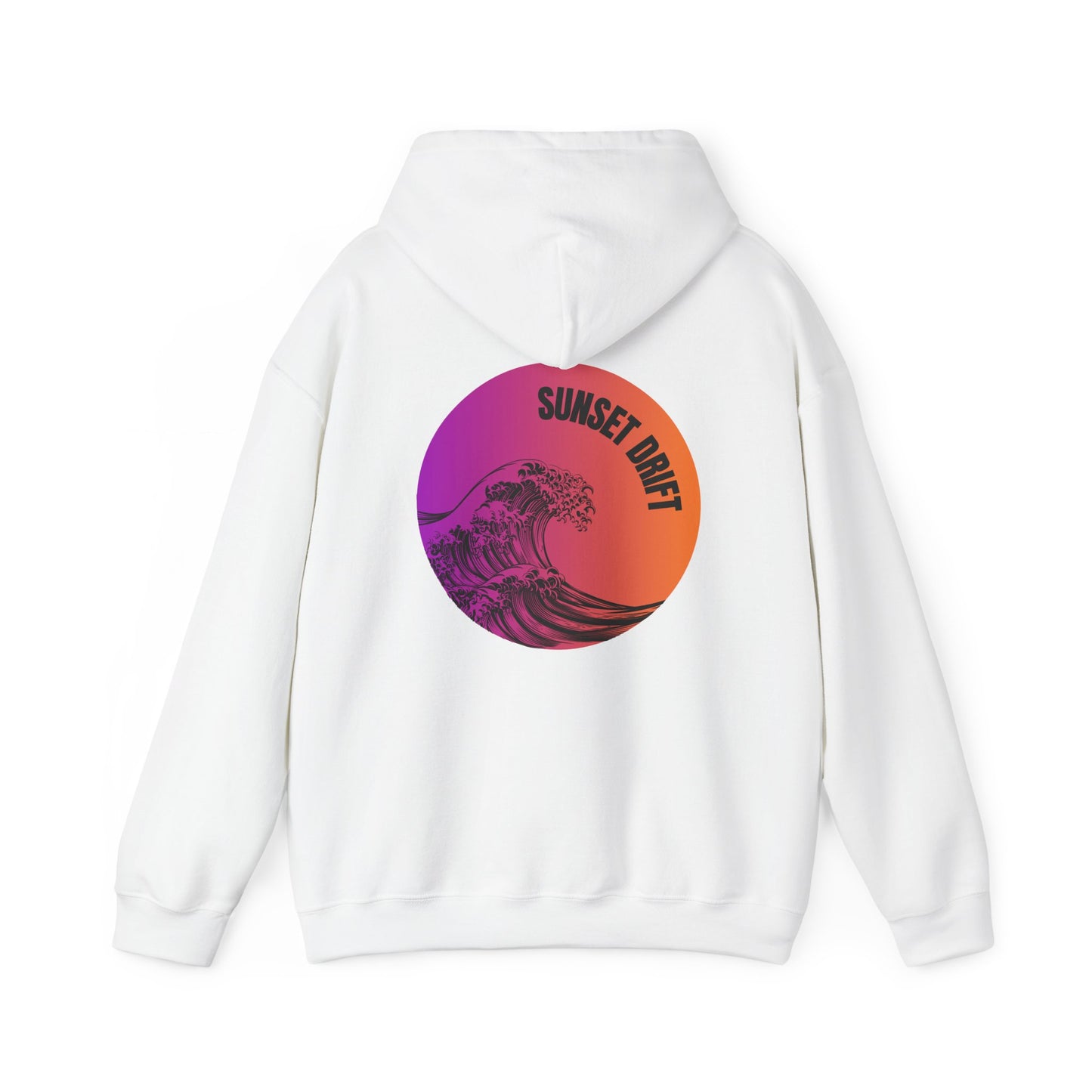 Sunset Drift Gradient Waves Hoodie