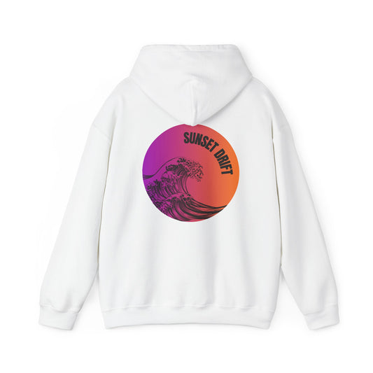 Sunset Drift Gradient Waves Hoodie