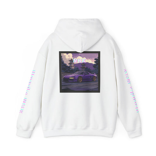 Honda NSX Hoodie - Bright Vibrant Colors, Car Enthusiast Sweatshirt, Unisex Jumper, Vehicle Lover Gift, Automotive Apparel