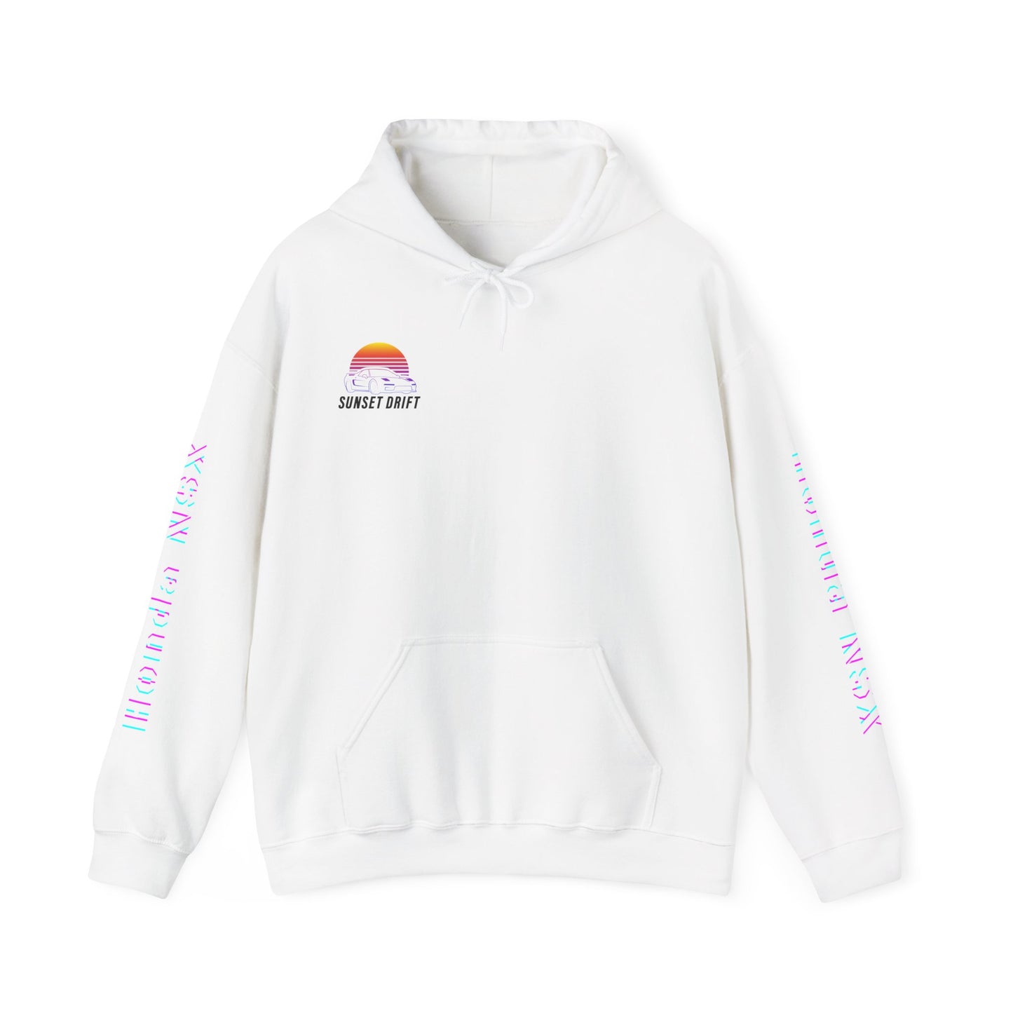 Honda NSX Hoodie - Bright Vibrant Colors, Car Enthusiast Sweatshirt, Unisex Jumper, Vehicle Lover Gift, Automotive Apparel