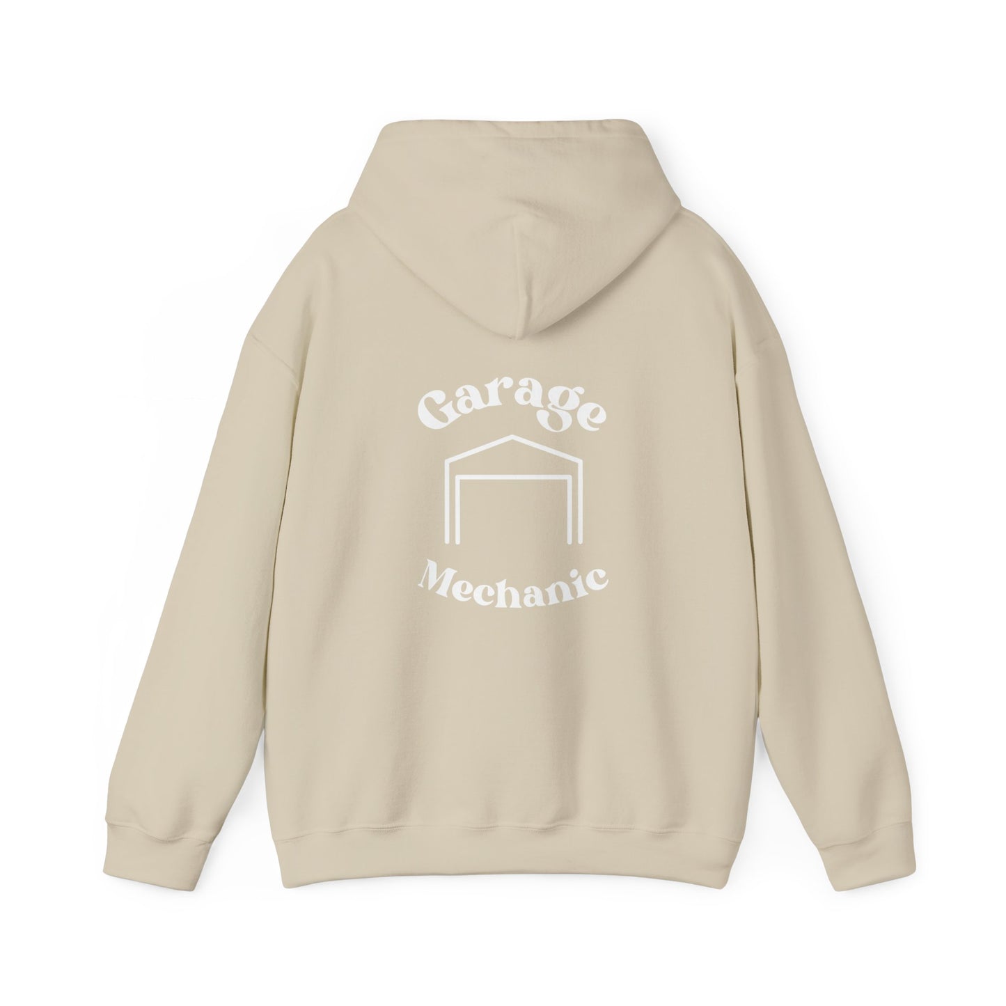 Sunset Drift Garage Mechanic Hoodie