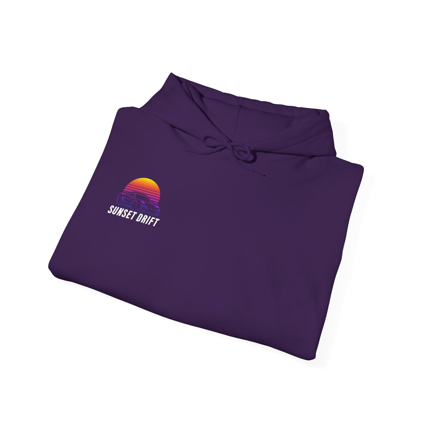 Sunset Drift Gradient Waves Hoodie